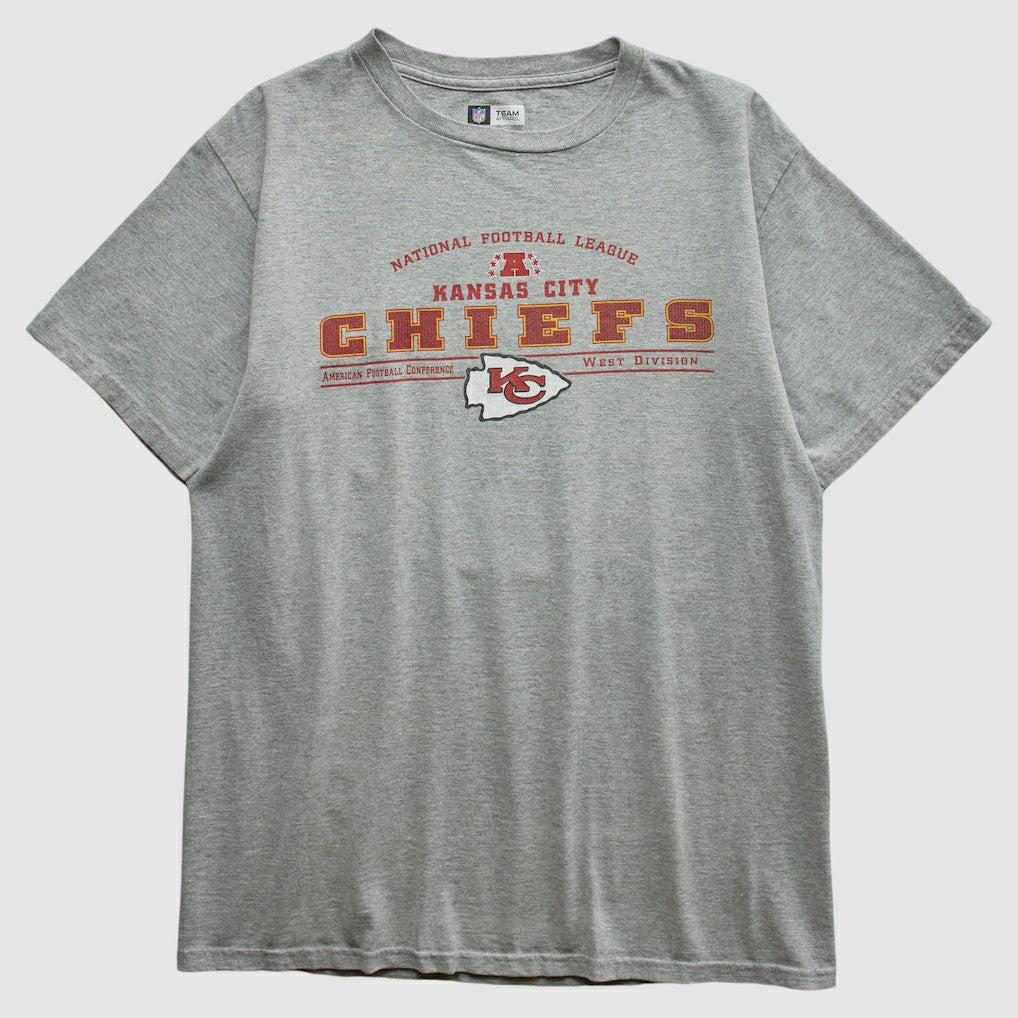 Kansas City Chiefs Team Edition Apparel 2000s T-shirt Heather Gray Vintage