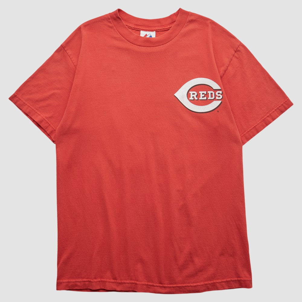 Cincinnati Reds Majestic 2000s T-shirt - Red - M by Fanatics Real Vintage T-shirts