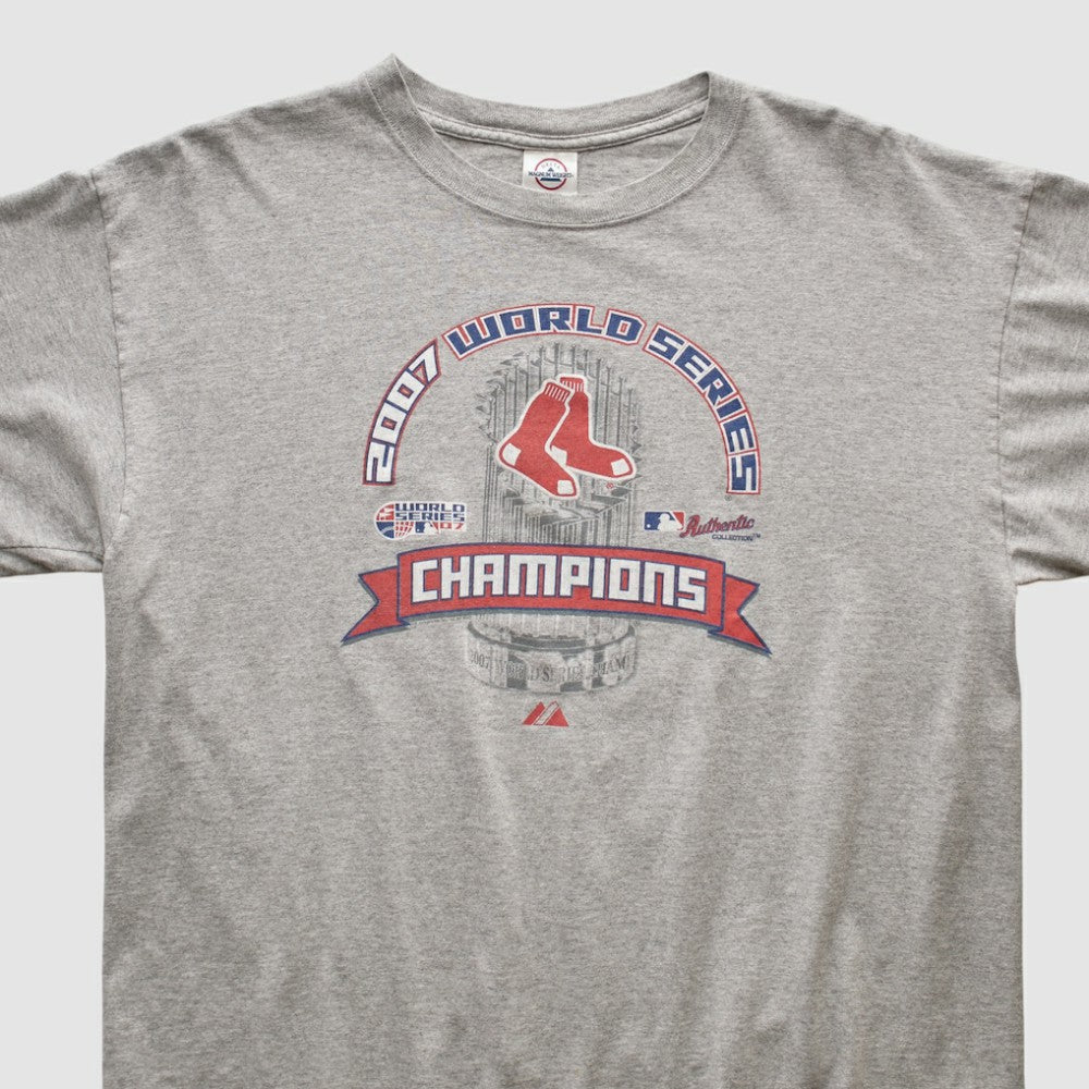 Boston Red Sox Delta 2007 T-shirt - Heather Gray - M by Fanatics Real Vintage T-shirts