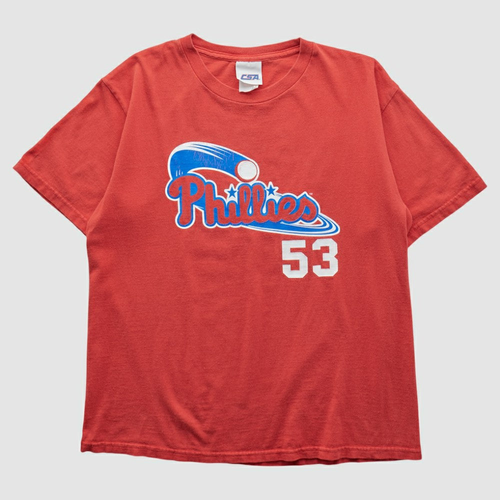 Philadelphia Phillies CSA 2000s T-shirt - Red - S by Fanatics Real Vintage T-shirts