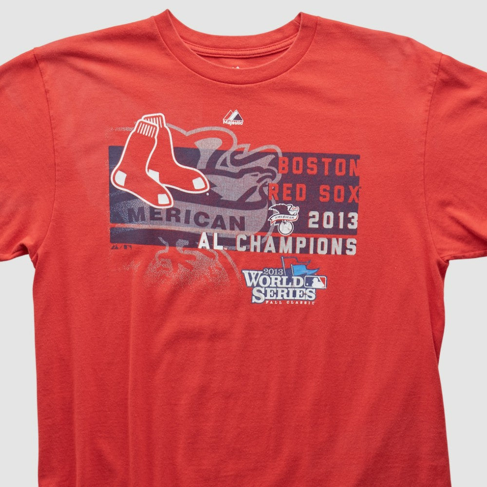 Boston Red Sox Majestic 2013 T-shirt - Red - M by Fanatics Real Vintage T-shirts