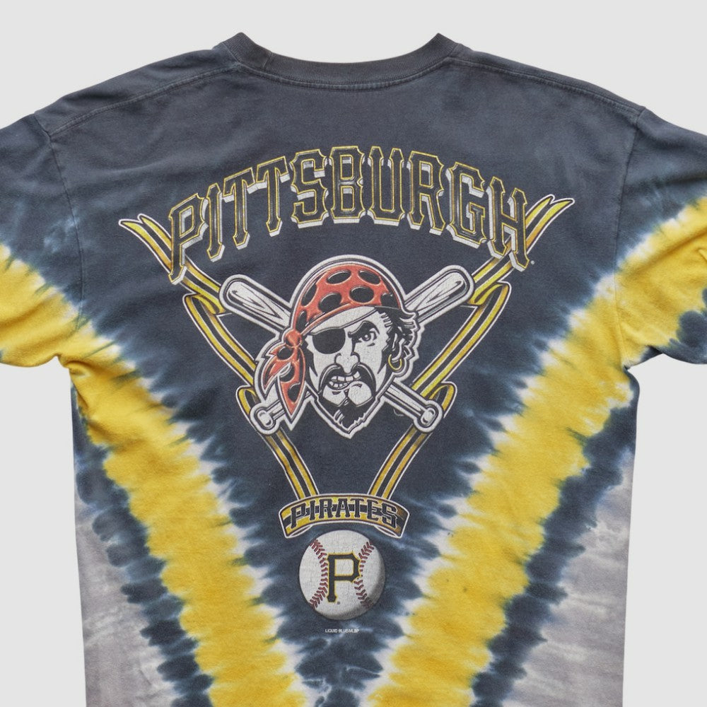 Pittsburgh Pirates 2000s T-shirt - Navy - M by Fanatics Real Vintage T-shirts