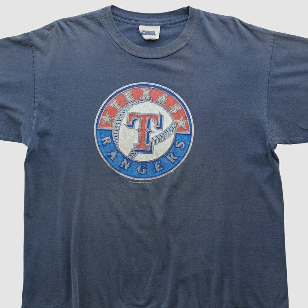 Texas Rangers CSA 2000s T-shirt - Navy - M by Fanatics Real Vintage T-shirts