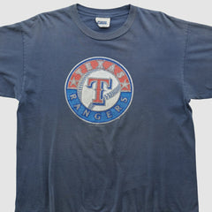Texas Rangers CSA 2000s T-shirt - Navy - M by Fanatics Real Vintage T-shirts