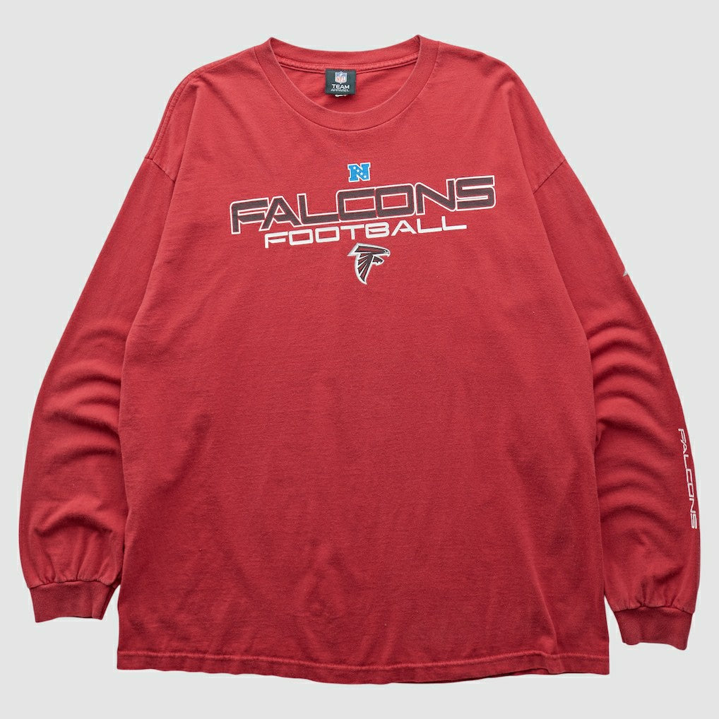 Atlanta Falcons Team Edition Apparel 2010s Long Sleeve T-shirt Red Vintage