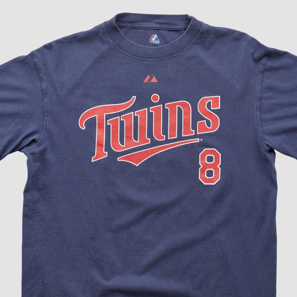 Minnesota Twins Majestic 2000s T-shirt - Navy - M by Fanatics Real Vintage T-shirts