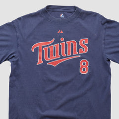 Minnesota Twins Majestic 2000s T-shirt - Navy - M by Fanatics Real Vintage T-shirts