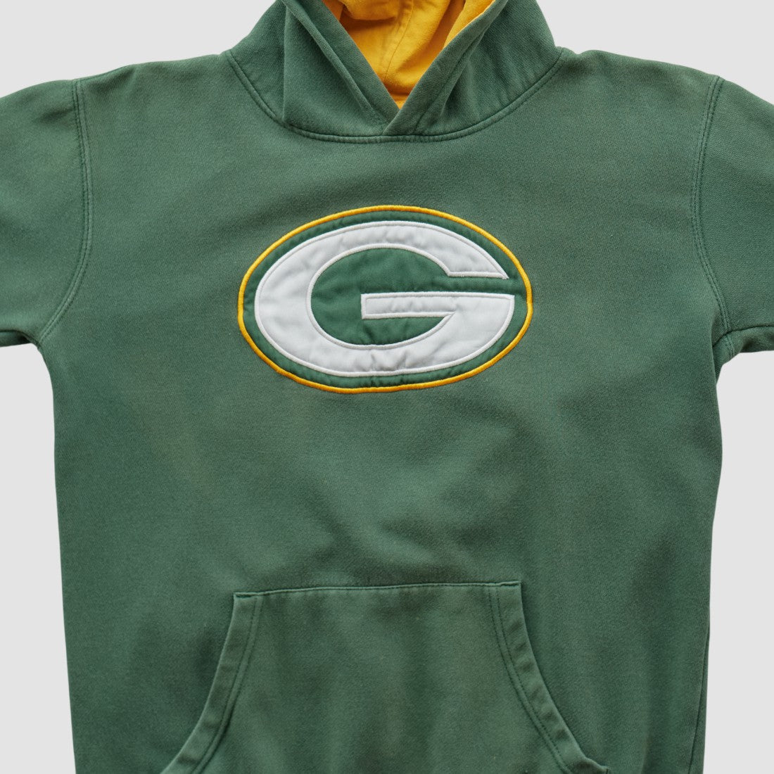 Green Bay Packers NFL 2000s Hooded Pullover Sweatshirt Green Vintage
