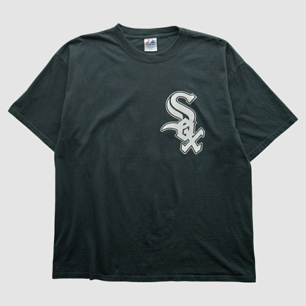 Chicago White Sox Majestic 2000s T-shirt - Black - XL by Fanatics Real Vintage T-shirts