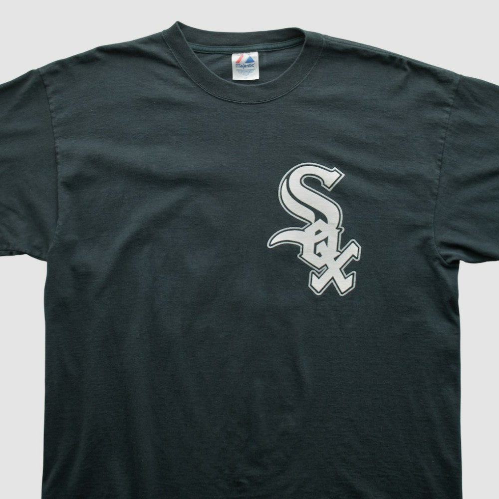 Chicago White Sox Majestic 2000s T-shirt - Black - XL by Fanatics Real Vintage T-shirts
