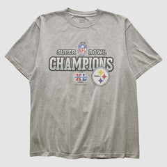 Pittsburgh Steelers Reebok 2006 T-shirt Heather Gray Vintage