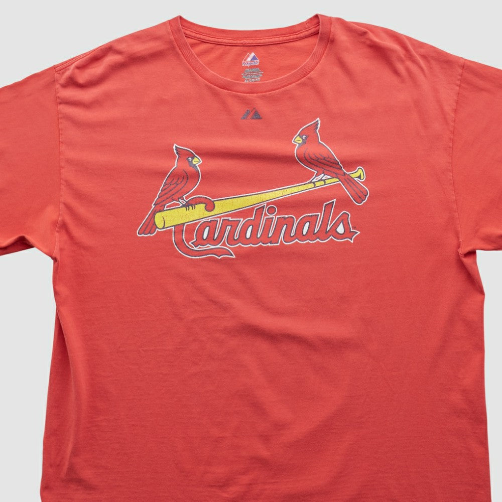 St. Louis Cardinals Majestic 2010s T-shirt - Red - XL by Fanatics Real Vintage T-shirts