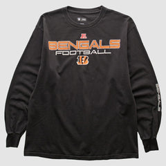 Cincinnati Bengals NFL 2000s Long Sleeve T-shirt Black Vintage