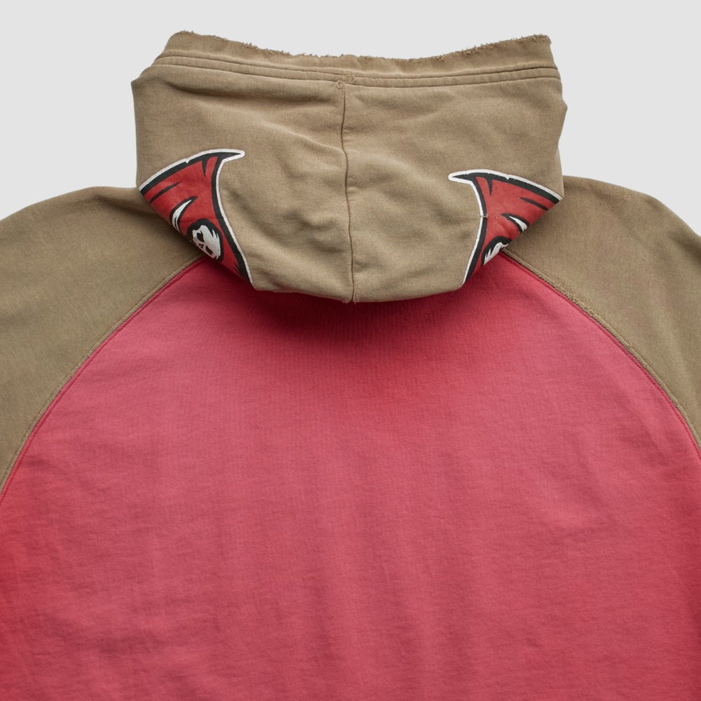 Tampa Bay Buccaneers Reebok 2000s Hooded Pullover Sweatshirt Red Vintage