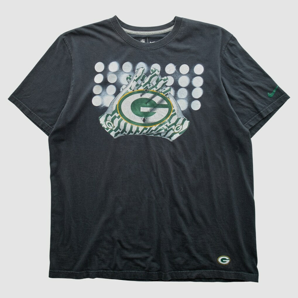 Green Bay Packers Team Edition Apparel 2010s T-shirt Black Vintage
