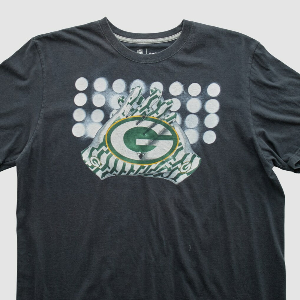 Green Bay Packers Team Edition Apparel 2010s T-shirt Black Vintage