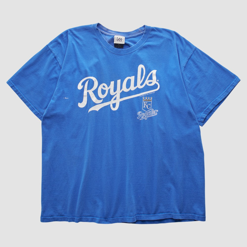 Kansas City Royals Lee Apparel 2000s T-shirt - Blue - M by Fanatics Real Vintage T-shirts