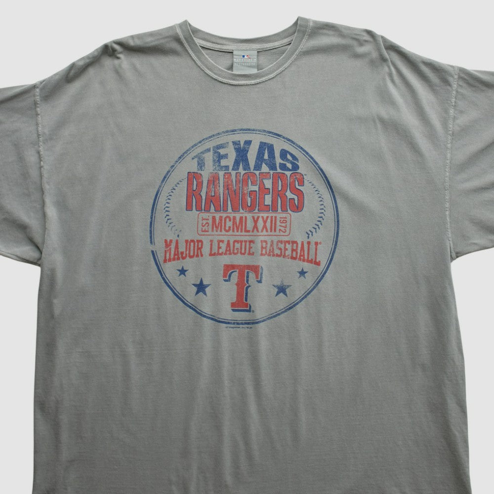 Texas Rangers MLB 2000s T-shirt - Gray - 2XL by Fanatics Real Vintage T-shirts