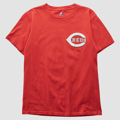 Cincinnati Reds Majestic 2000s T-shirt - Red - S by Fanatics Real Vintage T-shirts