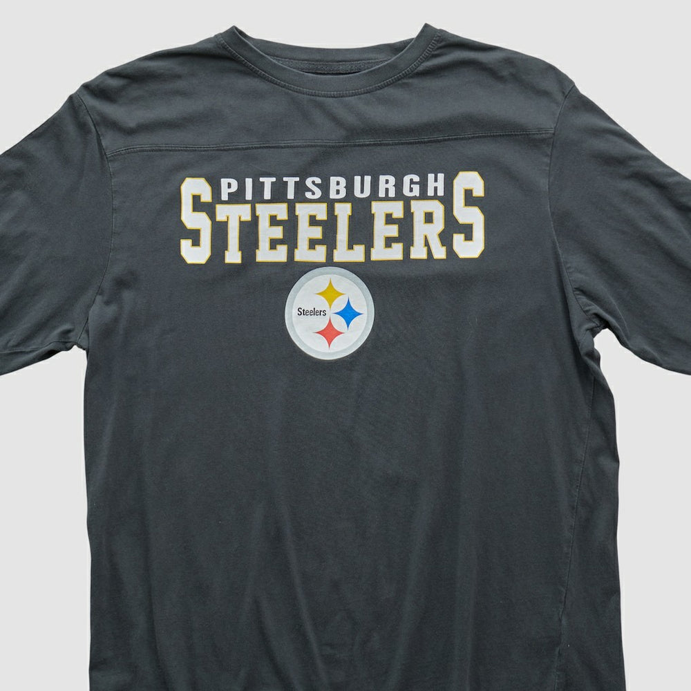 Pittsburgh Steelers Team Edition Apparel 2000s Long Sleeve T-shirt Charcoal Vintage