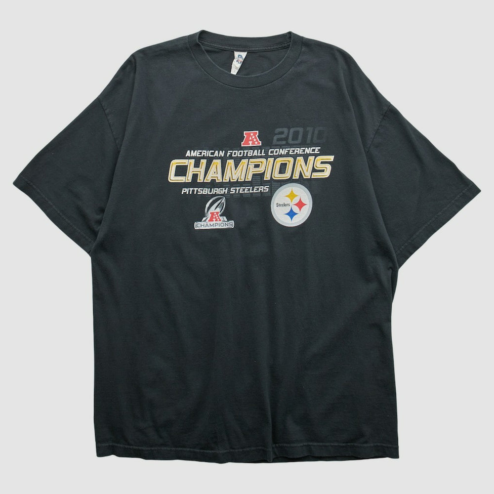 Pittsburgh Steelers Alstyle 2010 T-shirt Black Vintage