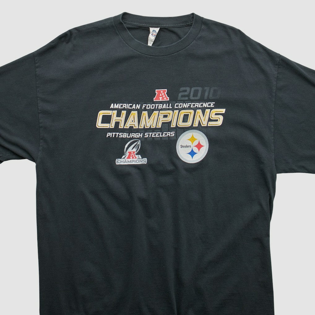 Pittsburgh Steelers Alstyle 2010 T-shirt Black Vintage