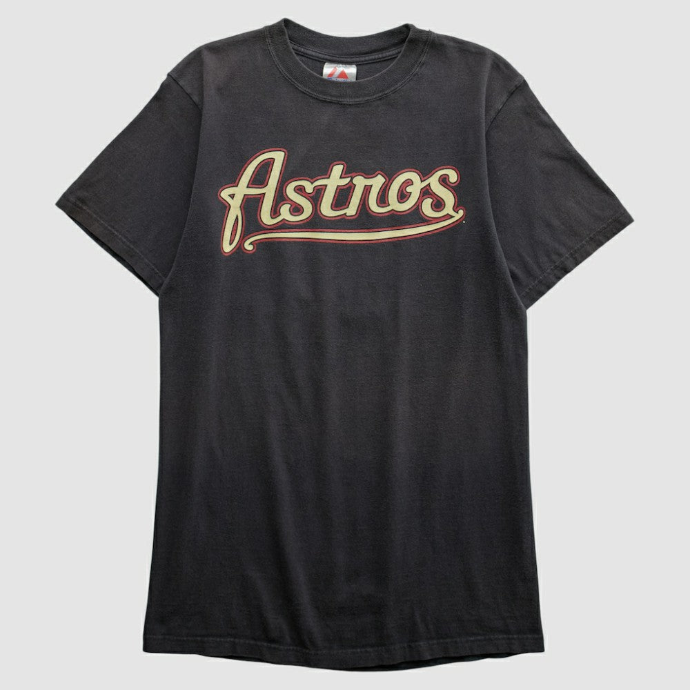 Houston Astros Majestic 2000s T-shirt - Black - S by Fanatics Real Vintage T-shirts