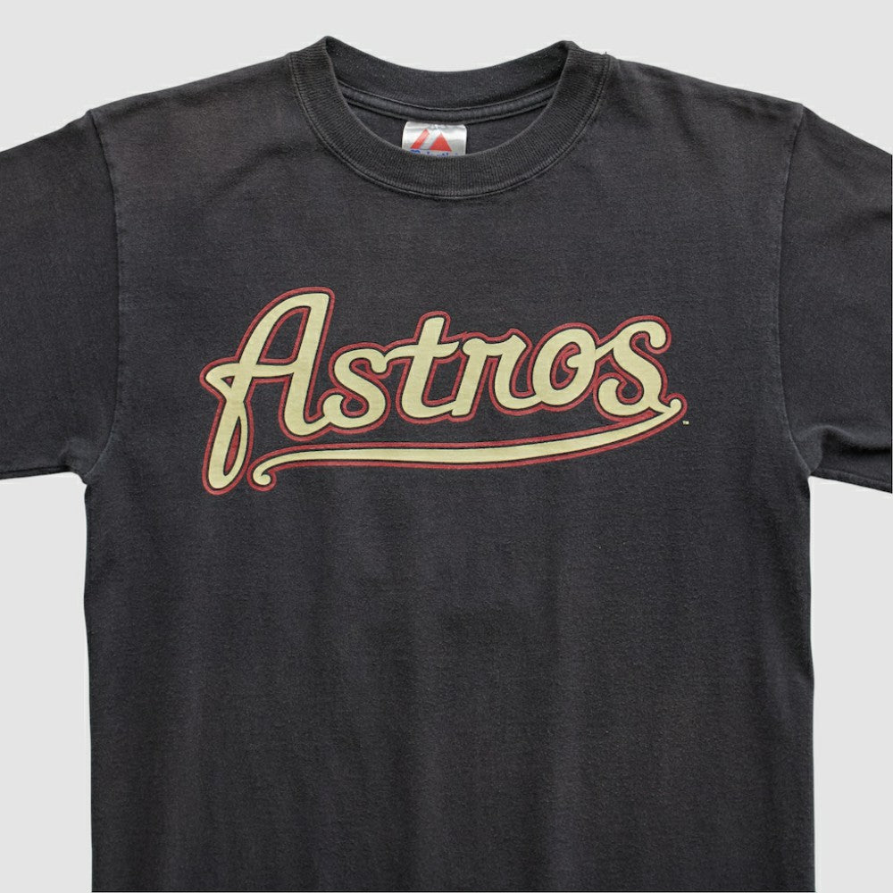 Houston Astros Majestic 2000s T-shirt - Black - S by Fanatics Real Vintage T-shirts