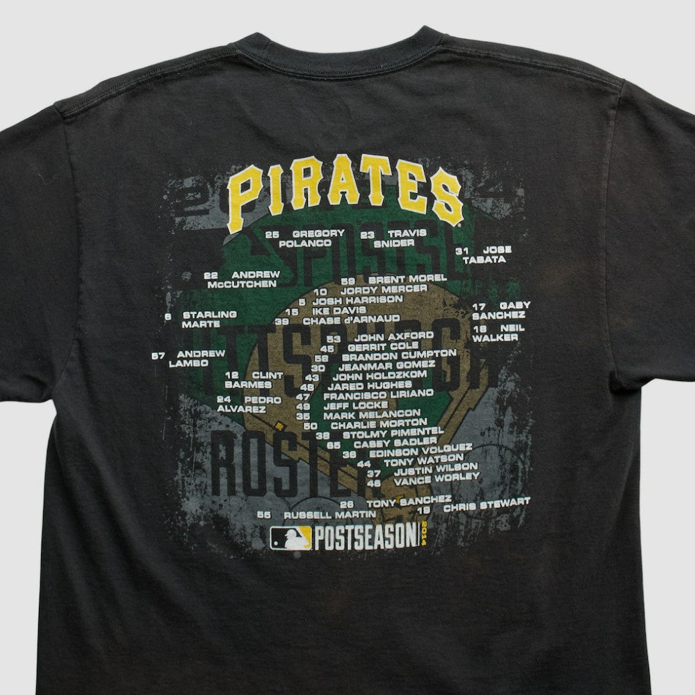 Pittsburgh Pirates Majestic 2014 T-shirt - Black - M by Fanatics Real Vintage T-shirts