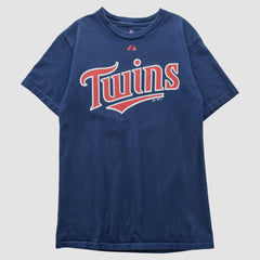 Minnesota Twins Majestic 2010 T-shirt - Navy - S by Fanatics Real Vintage T-shirts