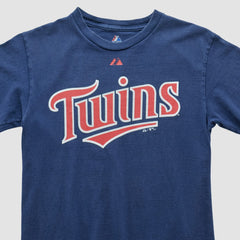 Minnesota Twins Majestic 2010 T-shirt - Navy - S by Fanatics Real Vintage T-shirts