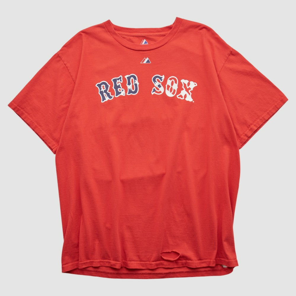 Boston Red Sox Majestic 2010s T-shirt - Red - M by Fanatics Real Vintage T-shirts
