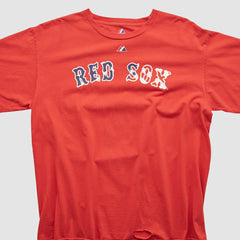 Boston Red Sox Majestic 2010s T-shirt - Red - M by Fanatics Real Vintage T-shirts