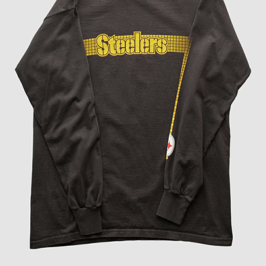 Pittsburgh Steelers NFL 2000s Long Sleeve T-shirt Black Vintage