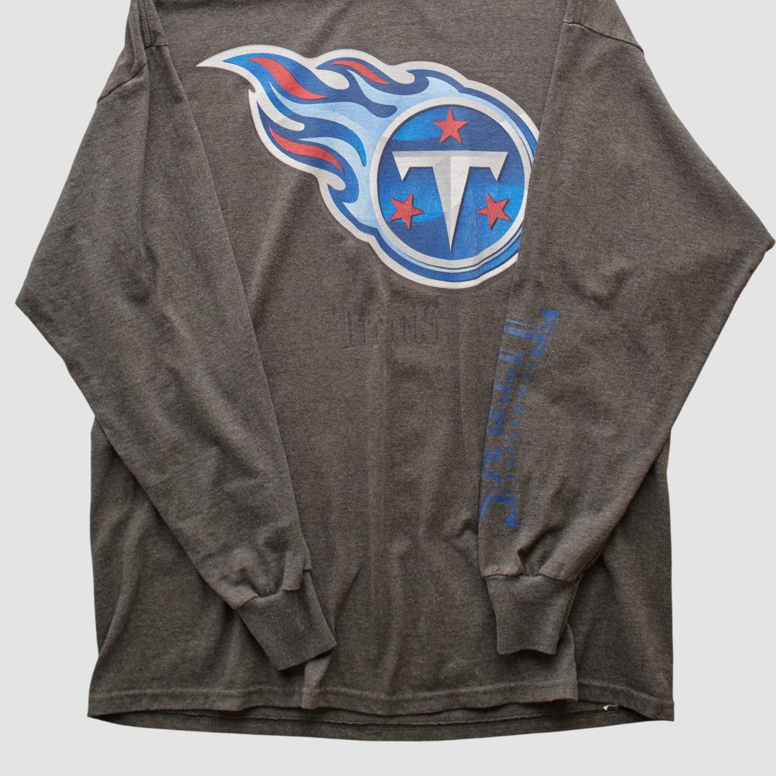 Tennessee Titans NFL 2000s Long Sleeve T-shirt Dark Heather Gray Vintage