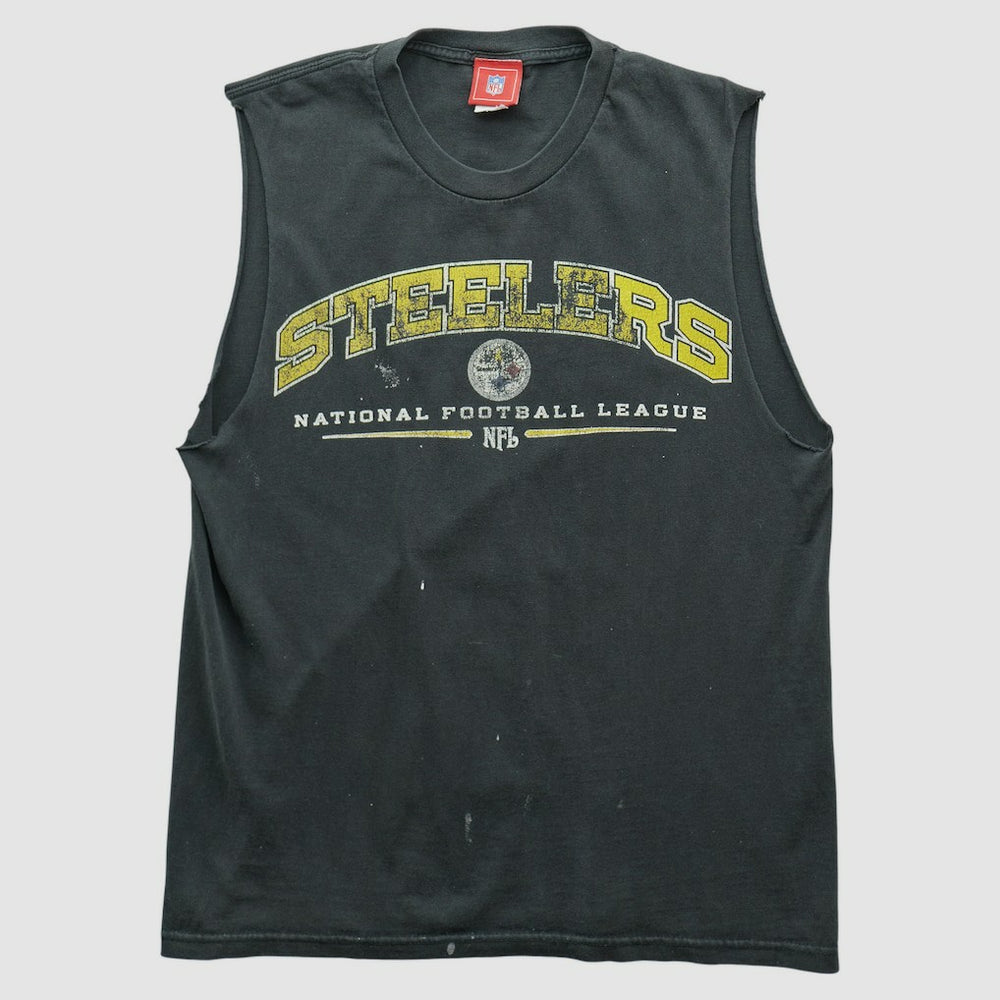 Pittsburgh Steelers NFL 2000s Tank Black Vintage