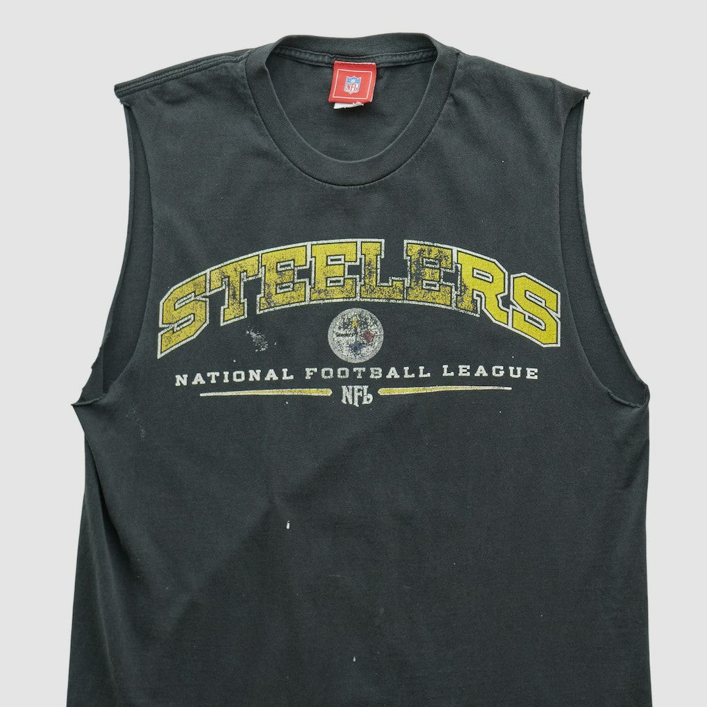 Pittsburgh Steelers NFL 2000s Tank Black Vintage
