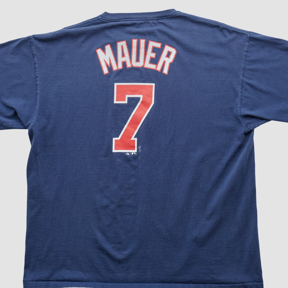 Minnesota Twins Majestic 2000s T-shirt - Navy - 2XL by Fanatics Real Vintage T-shirts