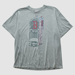 Boston Red Sox Majestic 2012 T-shirt - Heather Gray - M by Fanatics Real Vintage T-shirts