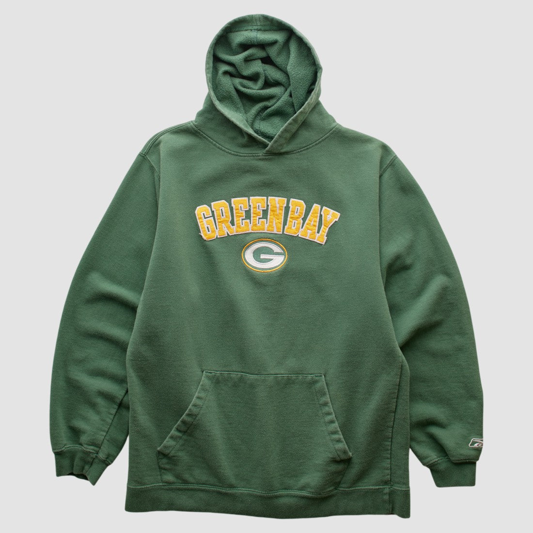 Green Bay Packers Team Edition Apparel 2000s Hooded Pullover Sweatshirt Green Vintage
