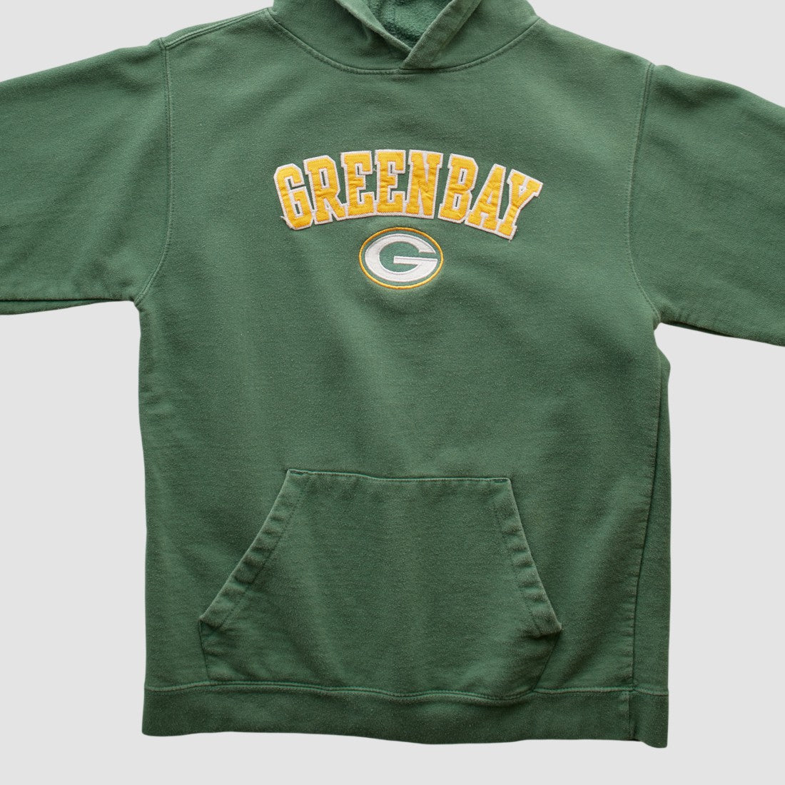 Green Bay Packers Team Edition Apparel 2000s Hooded Pullover Sweatshirt Green Vintage