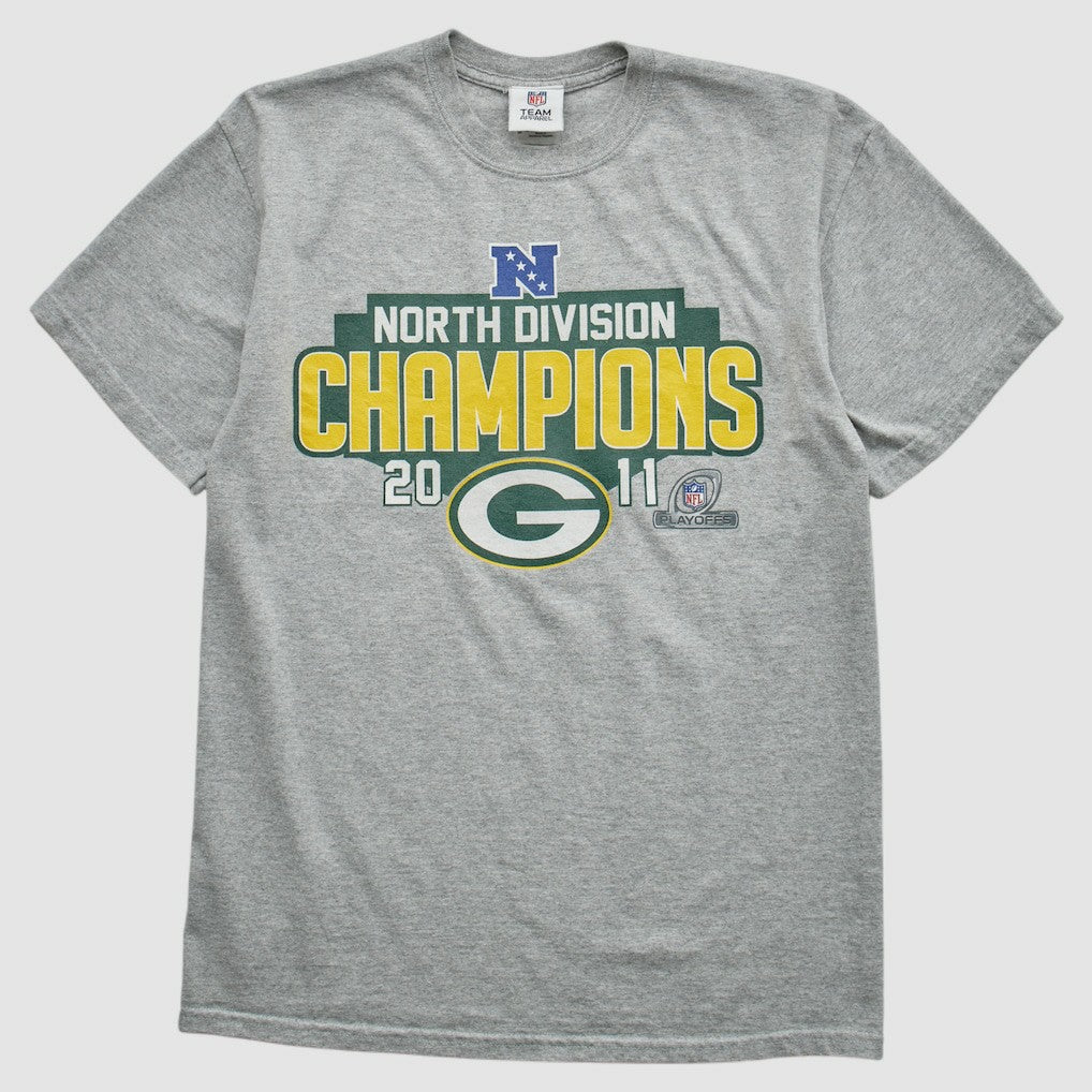 Green Bay Packers Team Edition Apparel 2011 T-shirt Heather Gray Vintage