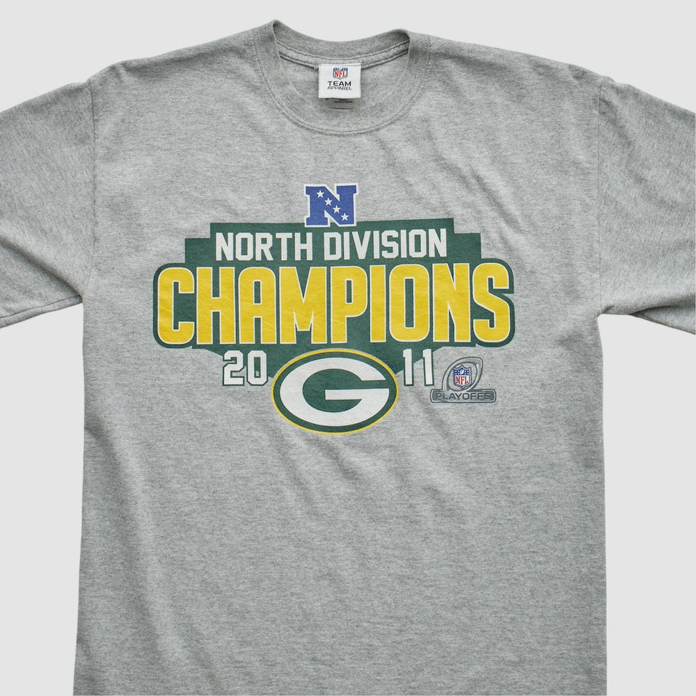 Green Bay Packers Team Edition Apparel 2011 T-shirt Heather Gray Vintage