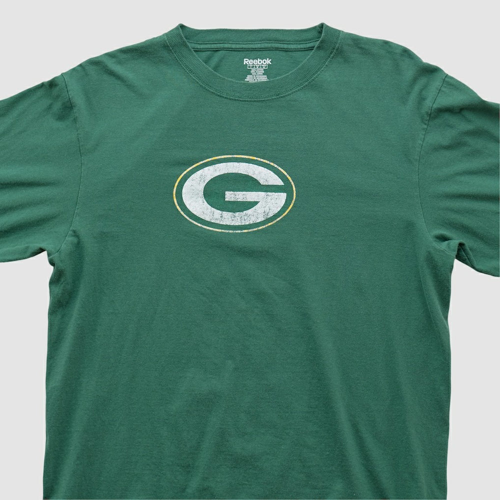 Green Bay Packers Reebok 2000s Long Sleeve T-shirt Green Vintage