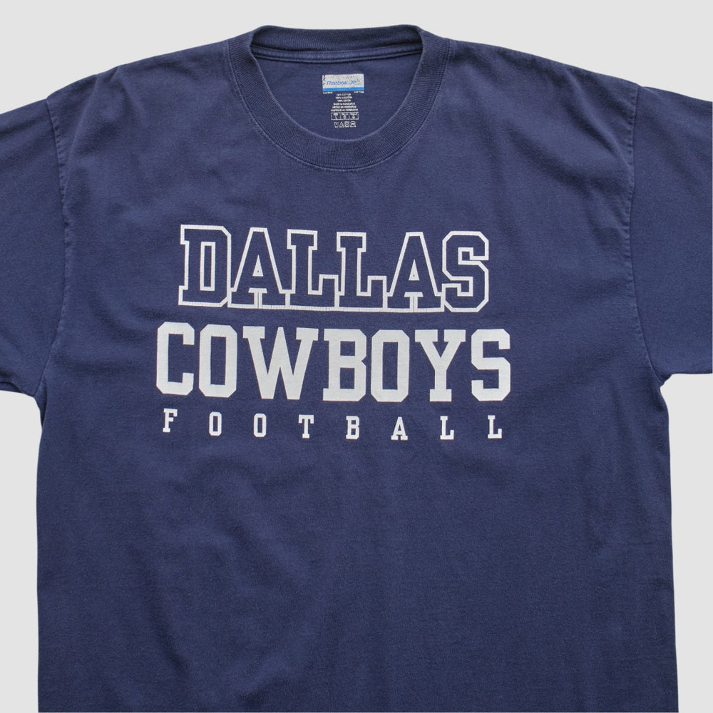 Dallas Cowboys Reebok 2000s Long Sleeve T-shirt Navy Vintage