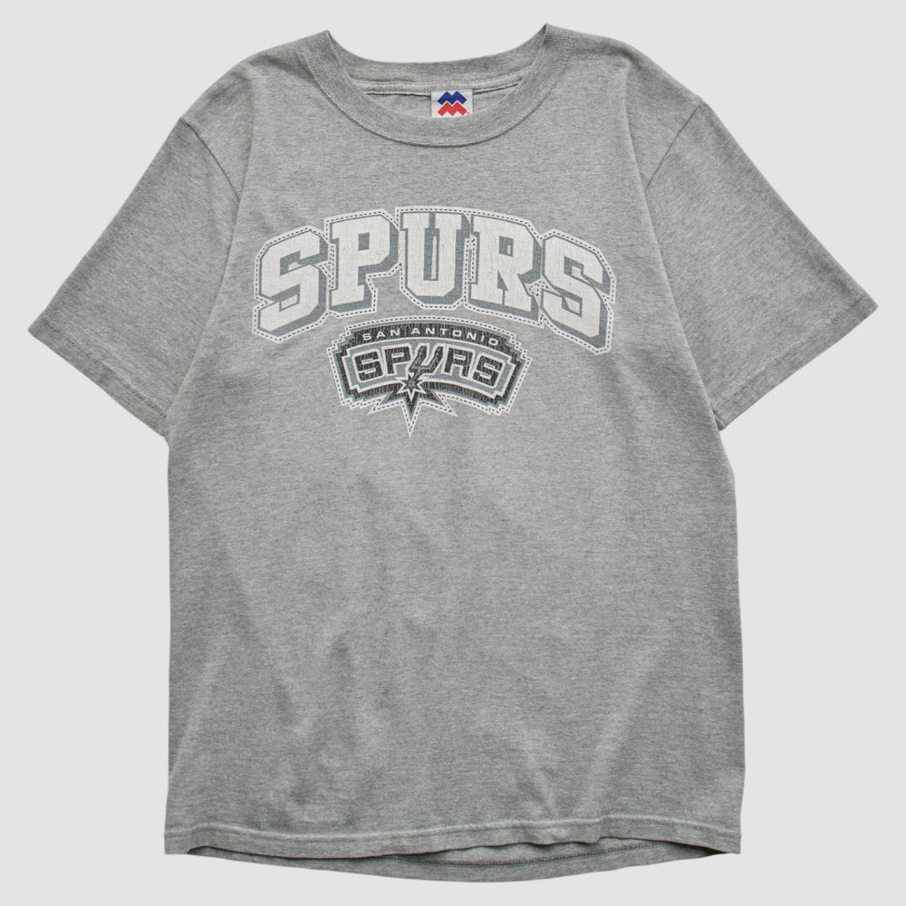 San Antonio Spurs Majestic 2000s T-shirt Heather Gray Vintage