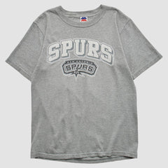 San Antonio Spurs Majestic 2000s T-shirt Heather Gray Vintage