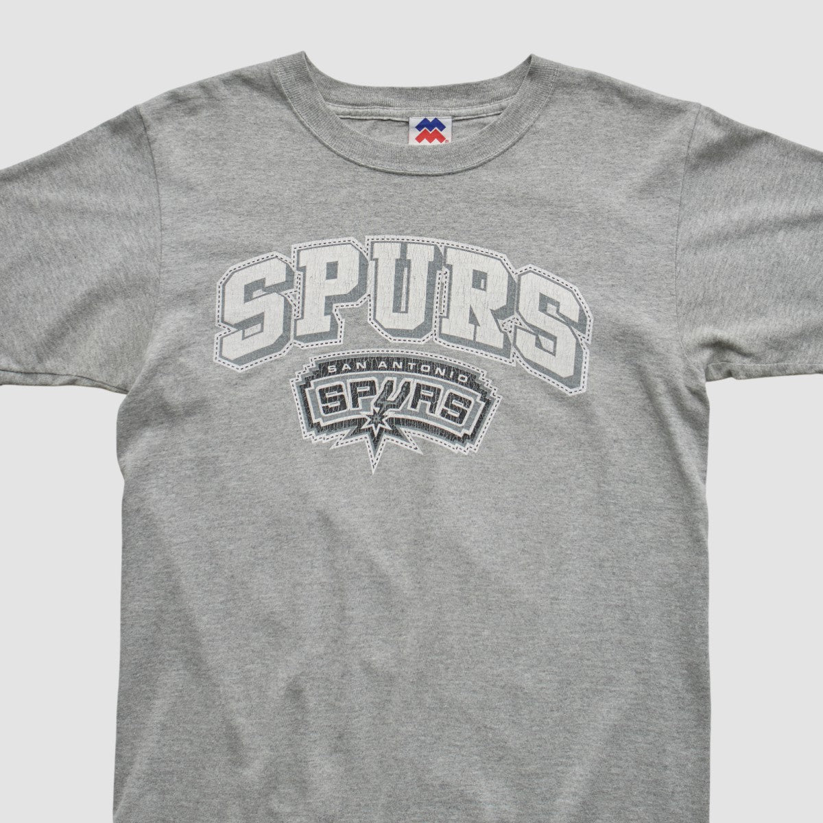 San Antonio Spurs Majestic 2000s T-shirt Heather Gray Vintage