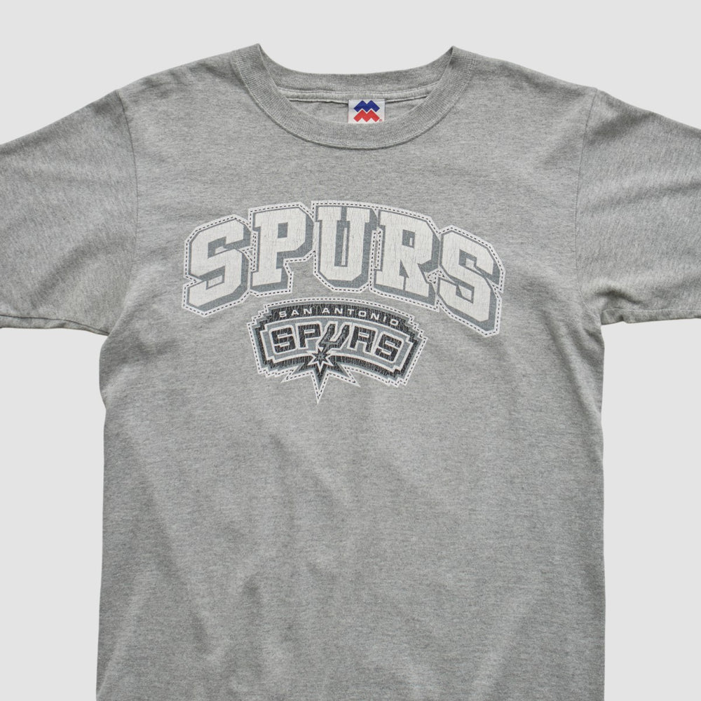 San Antonio Spurs Majestic 2000s T-shirt Heather Gray Vintage