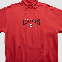 Kansas City Chiefs NFL 2000s Hooded Pullover Sweatshirt Red Vintage
